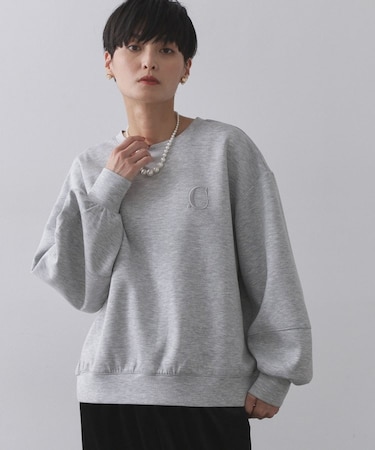 ワンポイント刺繍ダンボールトップス【UVケア/洗濯機洗い可】