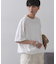 裾ドロストTシャツ【洗濯機洗い可】
