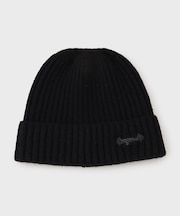 ロゴ入りリブニットワッチ