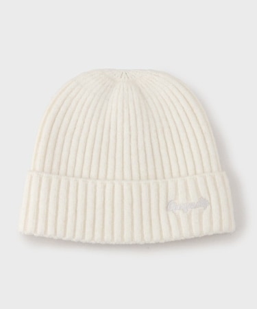 ロゴ入りリブニットワッチ