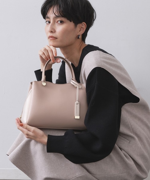 【2WAY/名品】バイカラーミドルボストンバッグ