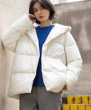 撥水フードミドルダウンコート【防風/抗菌防臭/洗濯機OK】《S~LL》