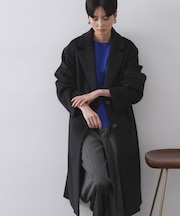 カシミヤブレンドウールチェスターコート