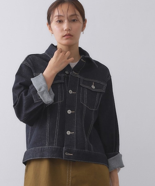 【unfil】オーガニックコットン デニムジャケット unfil】オーガニックコットン デニムジャケット