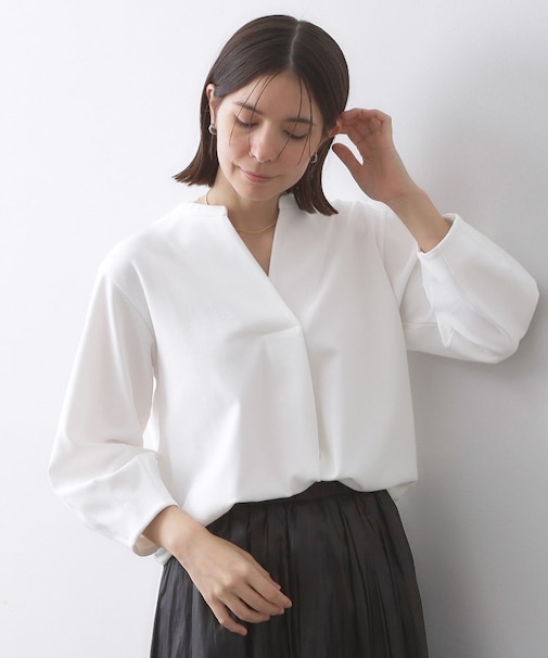 スキッパートップス【吸水速乾/UVケア/洗濯機OK】