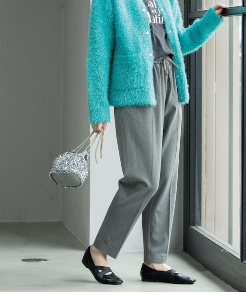 ウォームタッチ イージーテーパードパンツ【洗濯機洗OK/ストレッチ】≪SS～LL≫