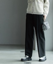 ウォームタッチ ワイドパンツ【洗濯機洗OK/ストレッチ】≪SS~LL≫