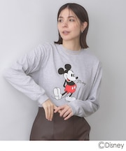【Mickey Mouse】プリントロングTシャツ