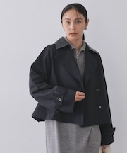 ショートトレンチコート【洗える】