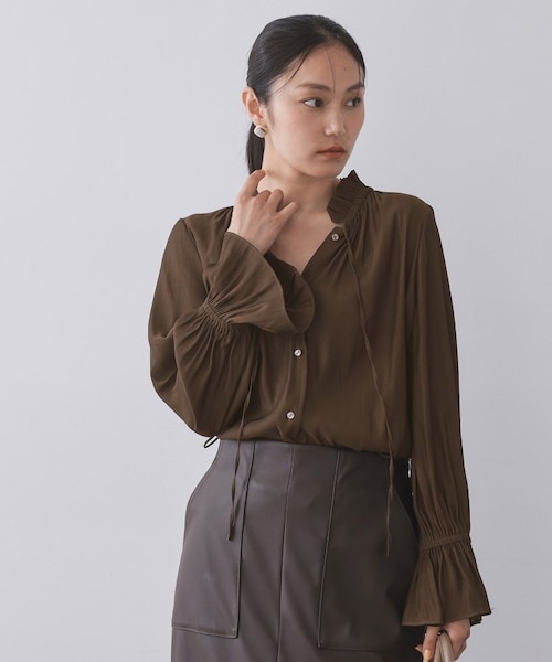 【新品】手洗可 フリルカラーブラウス オレンジ系 MACPHEE ¥17600 楽天市場】【SALE／50%OFF】コットンブロード フリルカラー