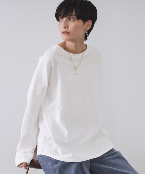リラクシーロングTシャツ【洗濯機OK】