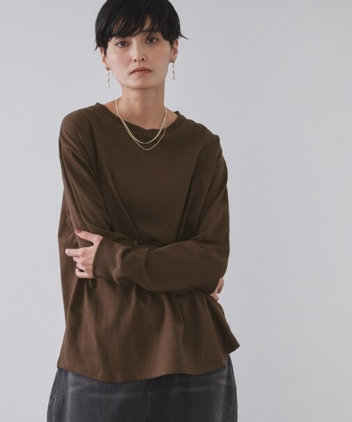 リラクシーロングTシャツ【洗濯機OK】