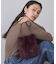 フェイクファースクエアミニポシェット