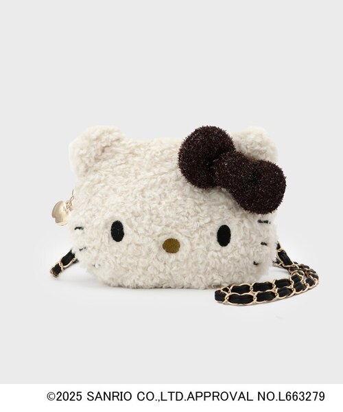 超希少‼️新品❗タグ付き❗ハローキティ2WショルダーFACE 　もふもふバッグ 超希少‼️新品❗タグ付き❗ハローキティ2WショルダーFACE