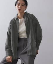 チェック柄レギュラーシャツ【洗濯機OK】