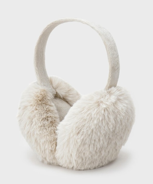 【折りたたみ可能】コンパクトフェイクファーイヤーマフラー