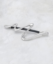 ニュアンスデザイン メタルバレッタ