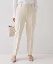 ≪通勤・セレモニーセットアップ対応≫ テーパードパンツダブルクロス【洗濯機OK】