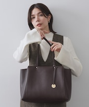 【人間工学／A4サイズ対応】シュリンクトートバッグ