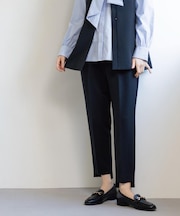 ステップヘムテーパードパンツ/セットアップ対応可【洗濯機OK】