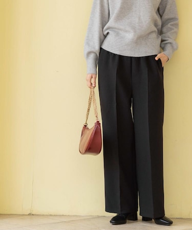 イージーワイドパンツ【洗濯機OK】