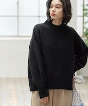 ふわふわハイネックニット【洗濯機OK】