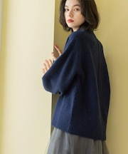 ふわふわハイネックニット【洗濯機OK】