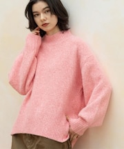 ふわふわハイネックニット【洗濯機OK】