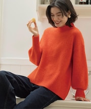 ふわふわハイネックニット【洗濯機OK】