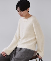 ラメシャギーニット【洗濯機OK】