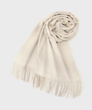 オンブレチェック大判ストール