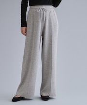 【es】ニットワイドパンツ【洗濯機OK】