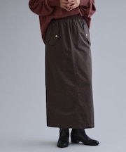 【es】リブナロースカート【洗濯機OK】