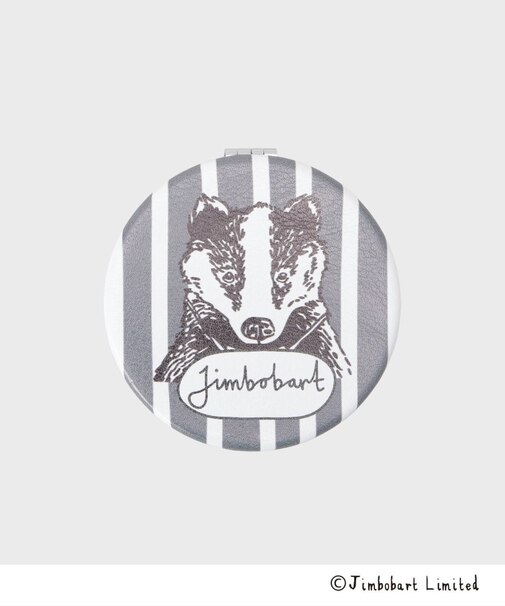 【ジムボバートコラボ】アニマルイラストプリントハンドミラー