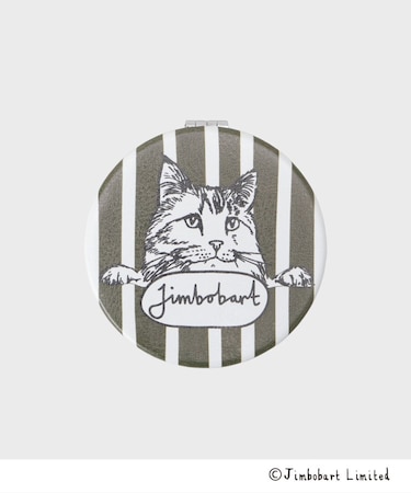 【ジムボバートコラボ】アニマルイラストプリントハンドミラー