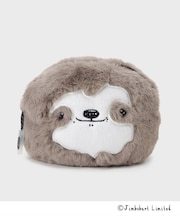 【ジムボバートコラボ】フェイクファーアニマルフェイス型ポーチ