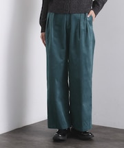 別珍タックワイドパンツ【洗える】