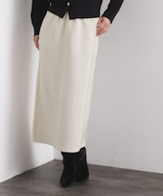 キルティングイージーナロースカート【洗濯機OK】