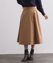 メモリータフタフレアスカート【洗濯機OK】