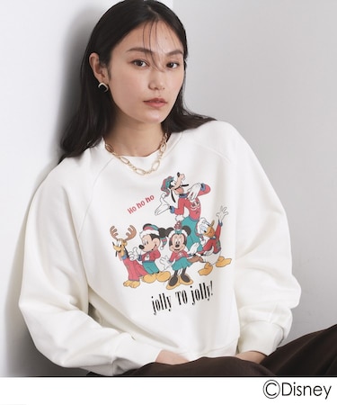《Mickey Mouse》プリントアソートスウェット【洗濯機OK】