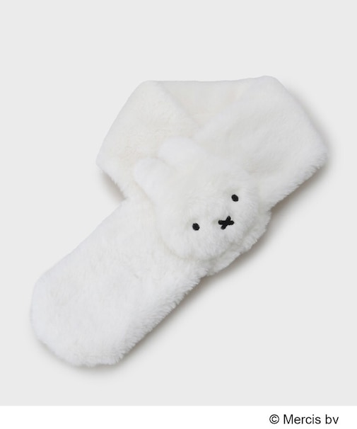 【コラボ】miffy ｘ OPAQUE.CLIP フェイクファーティペット