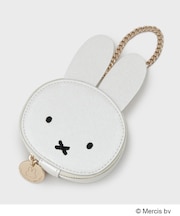【コラボ】miffy x OPAQUE.CLIP ミラー付き合皮フェイス型チャーム