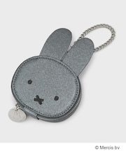 【コラボ】miffy ｘ OPAQUE.CLIP ミラー付き合皮フェイス型チャーム