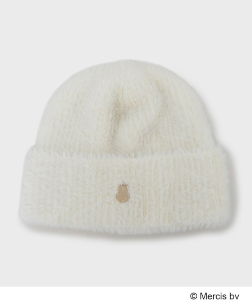 【コラボ】miffy x OPAQUE.CLIP オリジナルチャーム付きニット帽