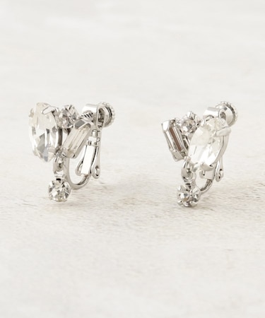 華奢ビジューイヤリング