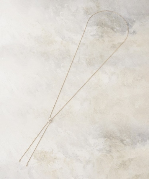 ビジューWスライドネックレス