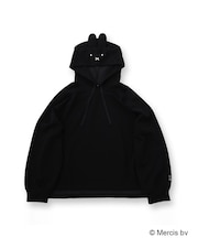 【コラボ】miffy ｘ OPAQUE.CLIP ポイント刺しゅう入りフーディー