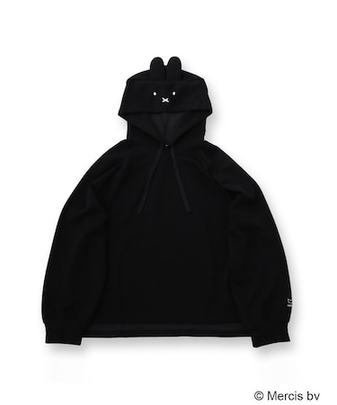 【コラボ】miffy ｘ OPAQUE.CLIP ポイント刺しゅう入りフーディー