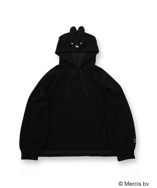 【コラボ】miffy ｘ OPAQUE.CLIP ポイント刺しゅう入りフーディー