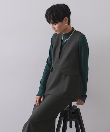 ペプラムデザインジャンドレ【洗濯機OK】